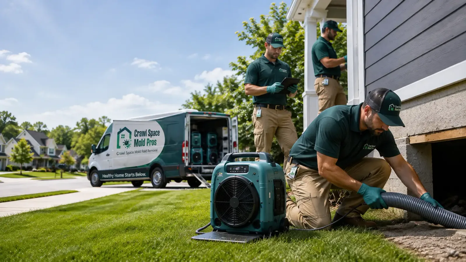 Crawl Space Mold Removal in Knoxville, MD